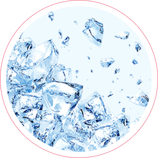 強力な冷却システムで痛みを軽減